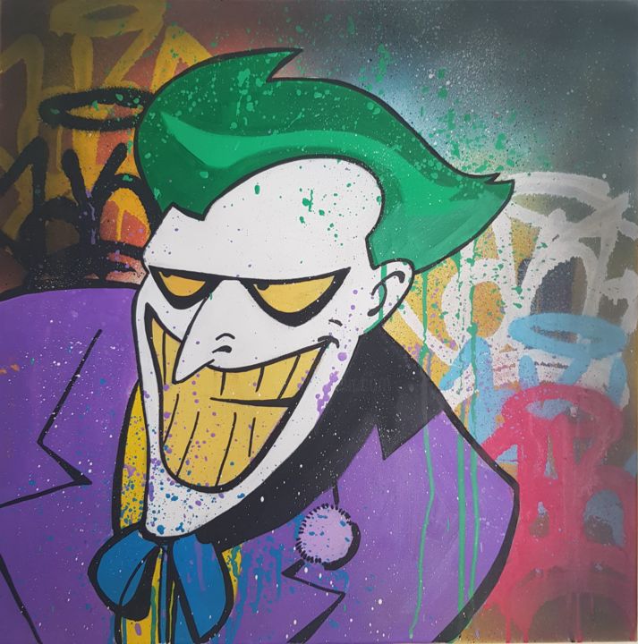 Freda People - Joker Is In Your City, Painting by Freda People | Artmajeur