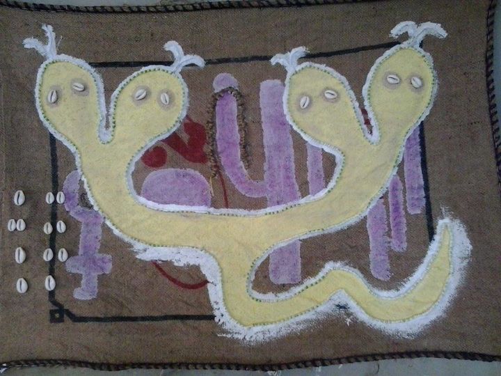 Peinture intitulée "Aclan toula" par Daf-One, Œuvre d'art originale,