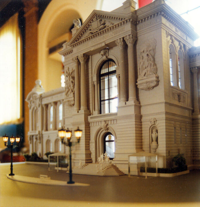 Scultura intitolato "Maquette Musée Océa…" da Frédéric Berrin, Opera d'arte originale, Architettura