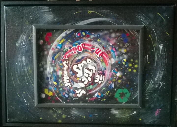 Painting titled "RECYCLING SMART 3" by Frédéric Foulché (FF), Original Artwork