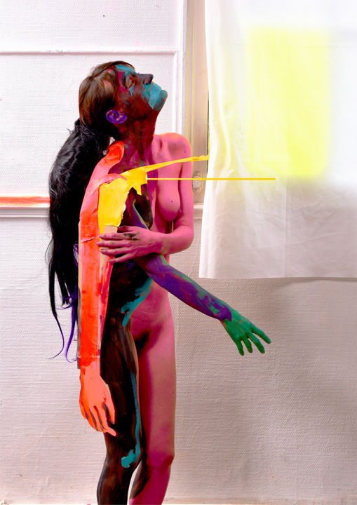 Photographie intitulée "La folie -douce" par Frhégo, Œuvre d'art originale, Photographie numérique