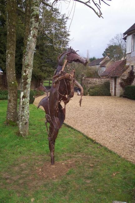 Sculpture titled "horse" by Frédéric Leleu, Original Artwork
