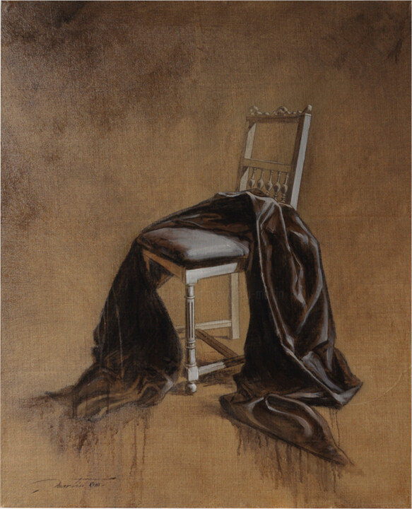 Peinture intitulée "L'absence.jpg" par Frédéric Martin, Œuvre d'art originale