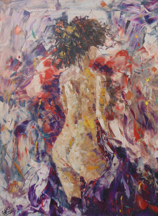 Pittura intitolato "Nude" da Frederic Payet, Opera d'arte originale, Acrilico
