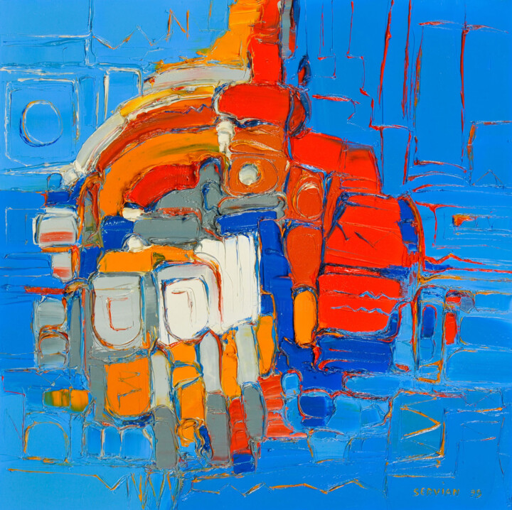 Peinture intitulée "243-servian-1085-an…" par Frederic Servian, Œuvre d'art originale, Huile