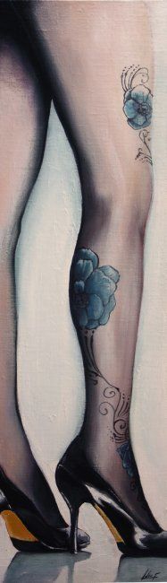 Peinture intitulée "tatoo" par Vache & Co, Œuvre d'art originale,