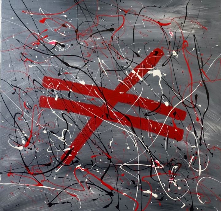 Peinture intitulée "Injustice" par Frédérique Mosimann, Œuvre d'art originale, Acrylique