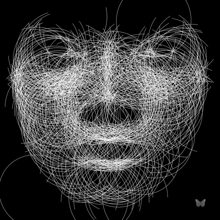 Digitale Kunst mit dem Titel "Ethnic Out Of Curve…" von Frédéric Durieu & Nathalie Erin, Original-Kunstwerk, 2D digitale Arb…