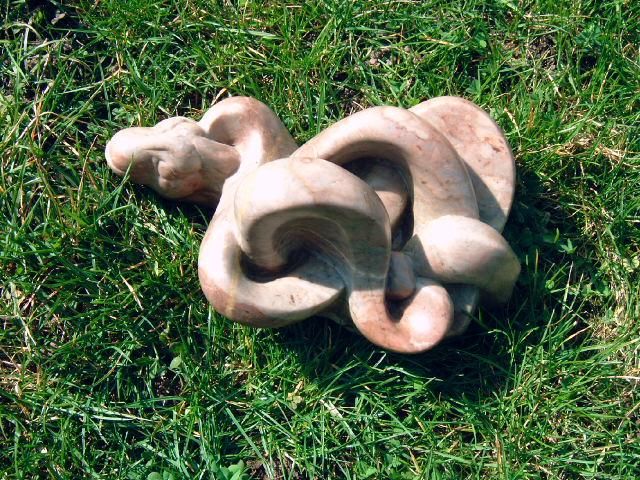 Sculpture titled "Ode au serpent." by Frédéric Ploussard, Original Artwork, Stone