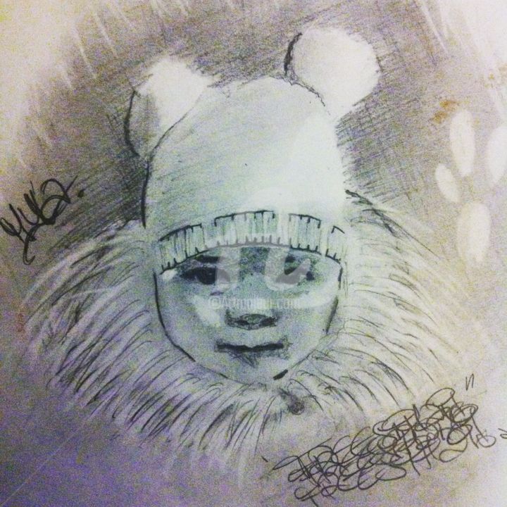 Drawing titled "BBABY BY FREESTHAII" by Freesthaii, Original Artwork, Pencil