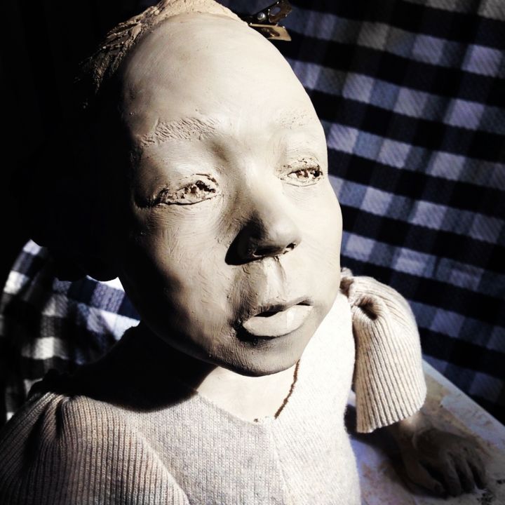 Sculpture intitulée "Banon" par Fridanak, Œuvre d'art originale, Terre cuite