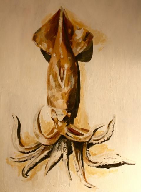 "Taningia danae (sol…" başlıklı Tablo Dewitte tarafından, Orijinal sanat