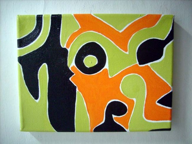 绘画 标题为“Trance in orange” 由Friederike Büchner, 原创艺术品
