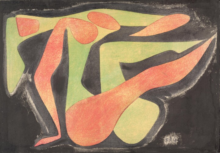 Incisioni, stampe intitolato "Tita" da Friedrich Alexander Großkopf, Opera d'arte originale, Stampa digitale