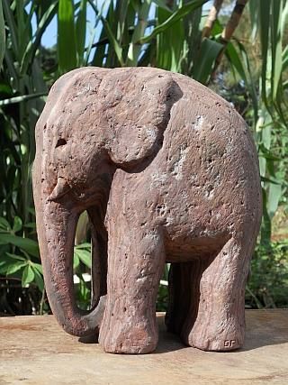 Skulptur mit dem Titel "Tembo" von Gilbert Frizon, Original-Kunstwerk