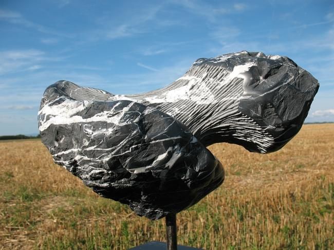 Rzeźba zatytułowany „Ex-tension XVII” autorstwa Gilbert Frizon, Oryginalna praca, Kamień