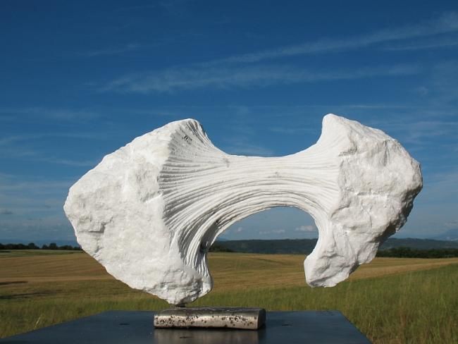 Sculpture intitulée "Ex-tension XXI" par Gilbert Frizon, Œuvre d'art originale