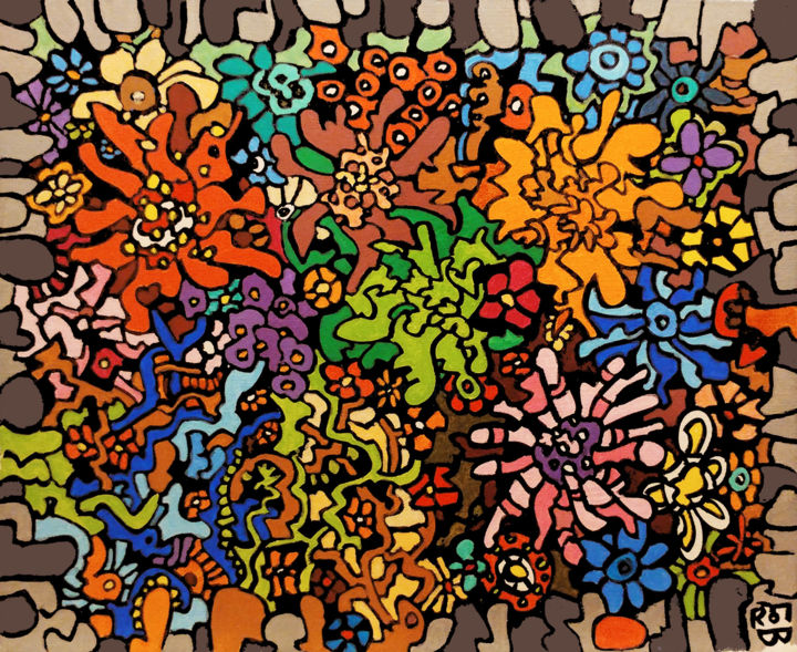 Psychedelik Painting By Frob Artmajeur Psychedelik Painting By Frob Artmajeur