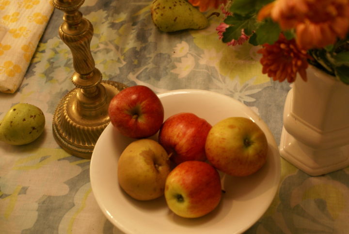 Fotografía titulada "Fruits d'automne" por Florence Saintillan, Obra de arte original, Fotografía digital