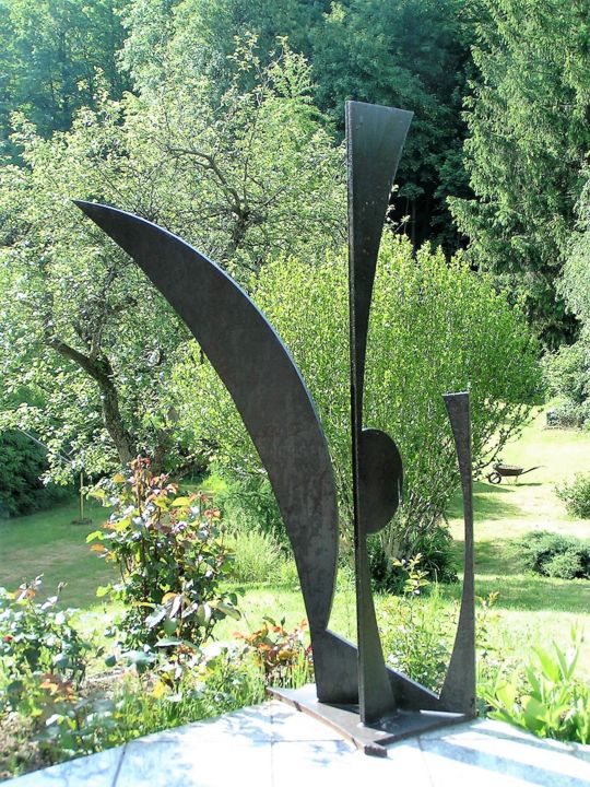 Sculpture intitulée "Requin" par Fred#29, Œuvre d'art originale, Métaux