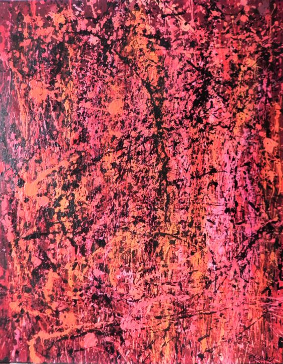 Peinture intitulée "Némésis 6" par Fx Dubois, Œuvre d'art originale, Acrylique
