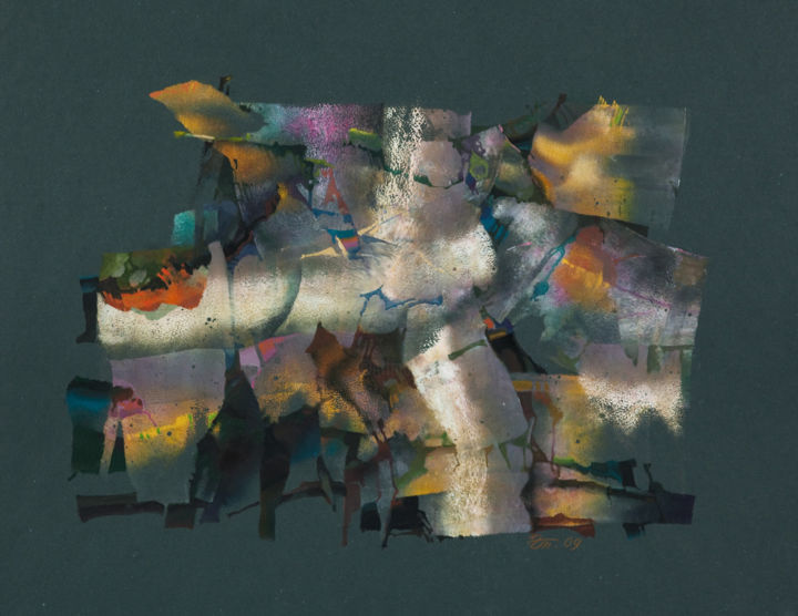 Картина под названием "Безсознательное" - Геннадий Трошков, Подлинное произведение искусства, Масло
