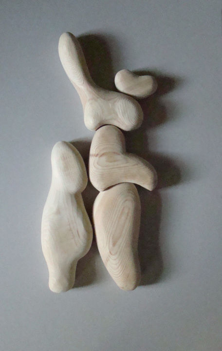 Sculpture titled "Рельеф-1." by Gennadii Troshkov, Original Artwork