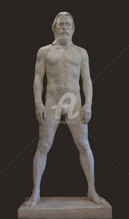 Скульптура под названием "Man" - Gennady Zmitrovich, Подлинное произведение искусства, Гипс