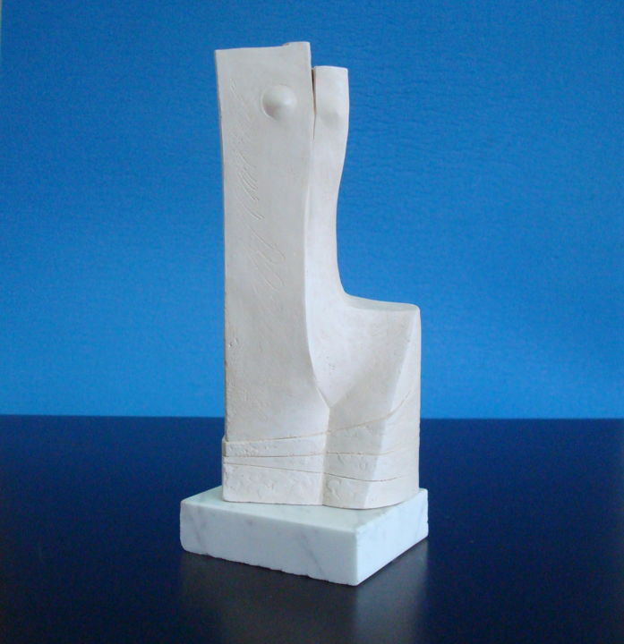 Sculpture titled "Torse féminin" by Arshak Van Grig, Original Artwork, Ceramics