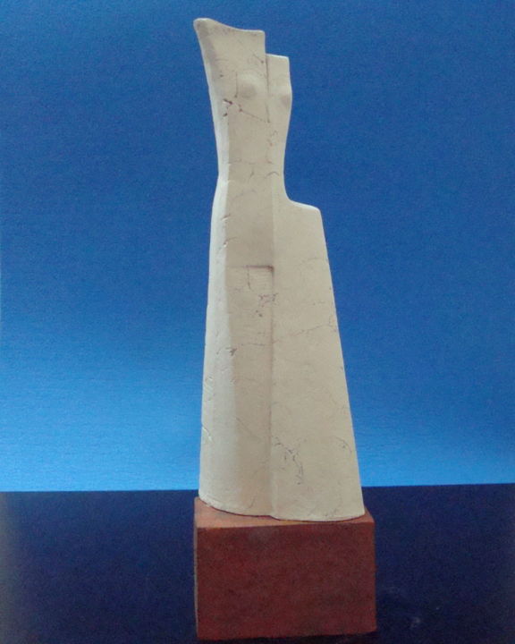 Sculpture titled "torse féminin" by Arshak Van Grig, Original Artwork, Ceramics