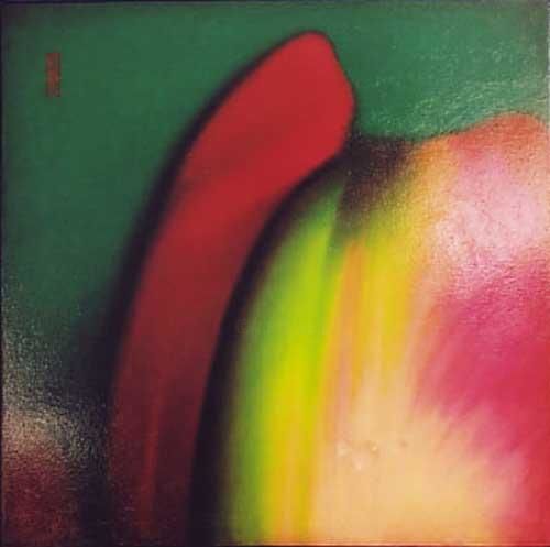 Painting titled "Up Close Tulip" by Gabor Csakany, Original Artwork