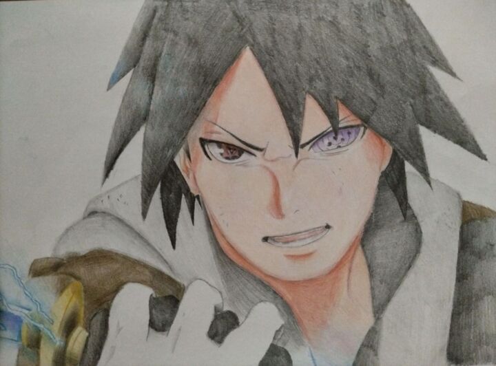 Uchiha Saske, Desenho por Gabriel