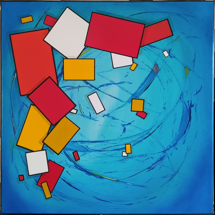 Peinture intitulée "Sores" par Gabriel Bunel, Œuvre d'art originale, Acrylique