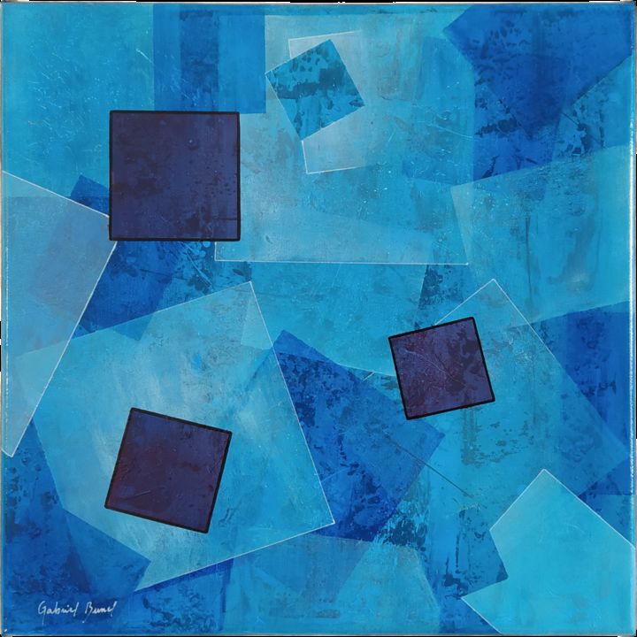 Peinture intitulée "Wino" par Gabriel Bunel, Œuvre d'art originale, Acrylique