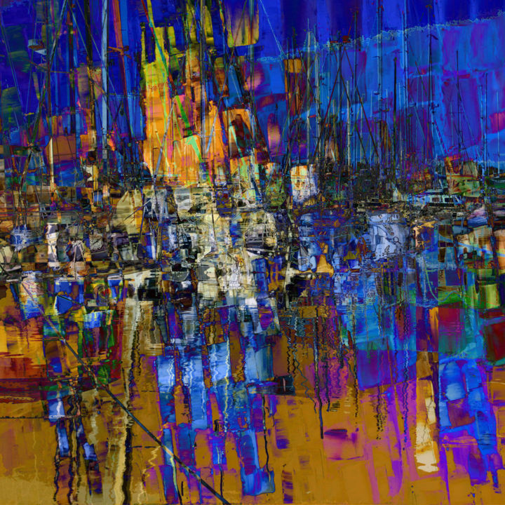 Arts numériques intitulée "paint-06" par Gabriel Cotelle, Œuvre d'art originale