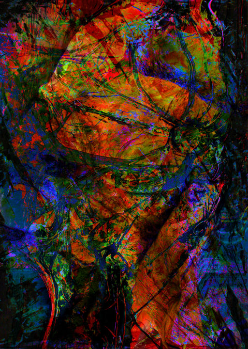 Digital Arts titled "paint-43" by Gabriel Cotelle, Original Artwork