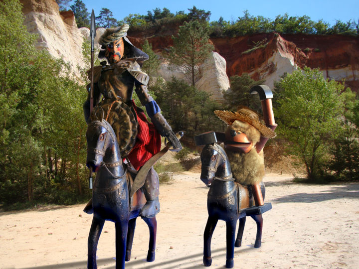 Photography titled "Don Quichotte sur l…" by Gabriel Cotelle, Original Artwork, Digital Photography