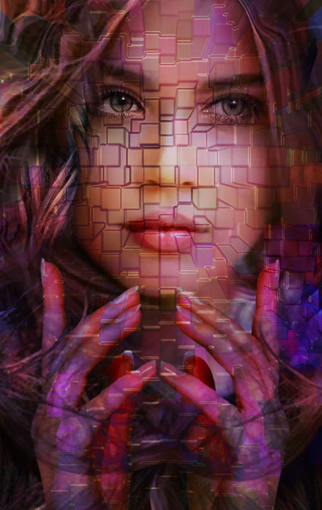 Digital Arts titled "Puzzle ainsi font,…" by Gabriel Cotelle, Original Artwork, Photo Montage