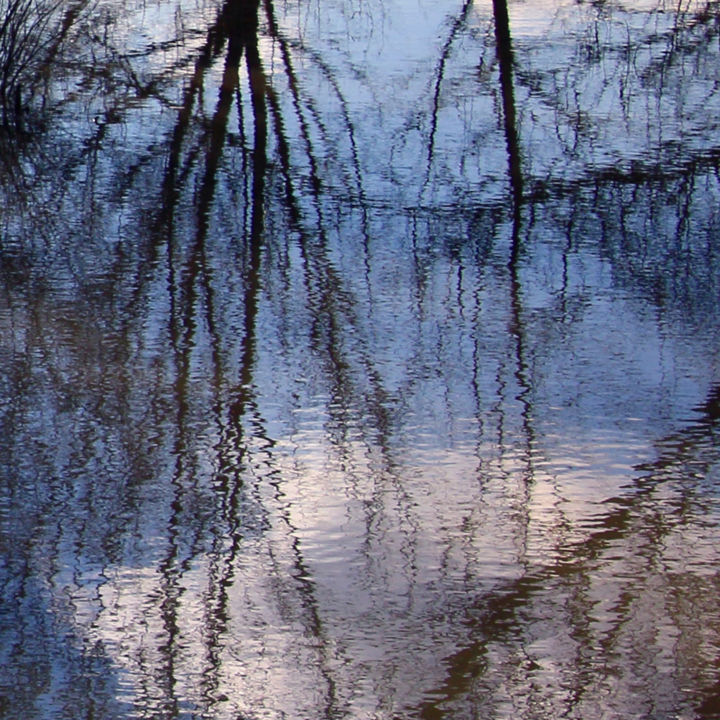 Photographie intitulée "Au fil de l'eau-4" par Gabriel Cotelle, Œuvre d'art originale, Photographie numérique