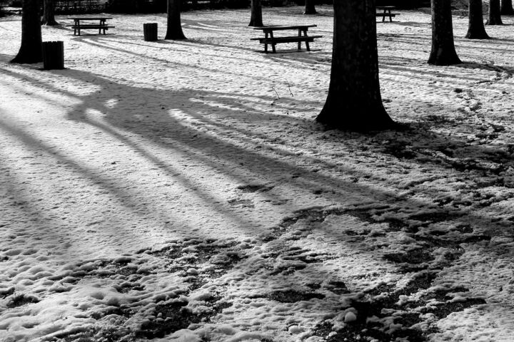 Photography titled "Jour d'hiver 1" by Gabriel Cotelle, Original Artwork, Digital Photography