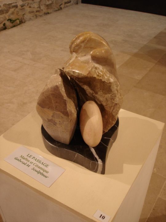Rzeźba zatytułowany „le Passage” autorstwa Gabriel Molet, Oryginalna praca, Kamień