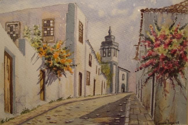 Painting titled "La Orotava" by Gabriel Jorge Solé, Original Artwork