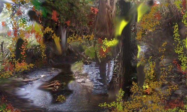 Arts numériques intitulée "L automne 5" par Gabriela Simut, Œuvre d'art originale