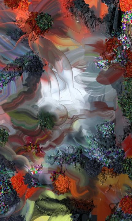 Arte digital titulada "rythme" por Gabriela Simut, Obra de arte original, Pintura Digital