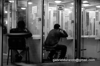 Fotografia intitolato "Locutorio_Cabines t…" da Gabriel Durando, Opera d'arte originale