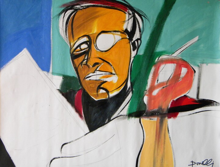 제목이 "Portrait of Truman…"인 미술작품 Gabriele Donelli로, 원작, 기름