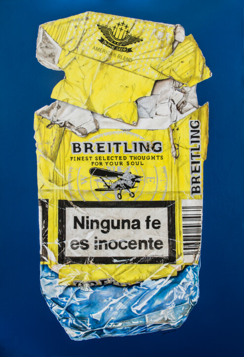 Painting titled "Ninguna fe es inoce…" by Gabriele Friscia, Original Artwork, Oil