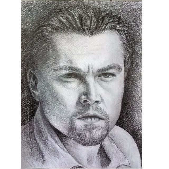 Leo - Drawing, 24x33 cm ©2012 by Gabriele Magrì -
Black and White