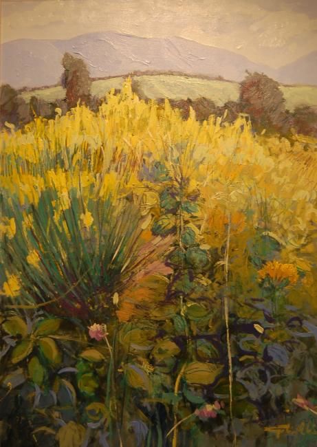 Painting titled "Campagna ciociara" by Gabriele Petrosino, Original Artwork, Other