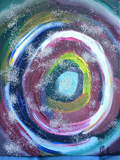 Pittura intitolato "Confusione Mentale" da Gabriella Lupo, Opera d'arte originale, Acrilico